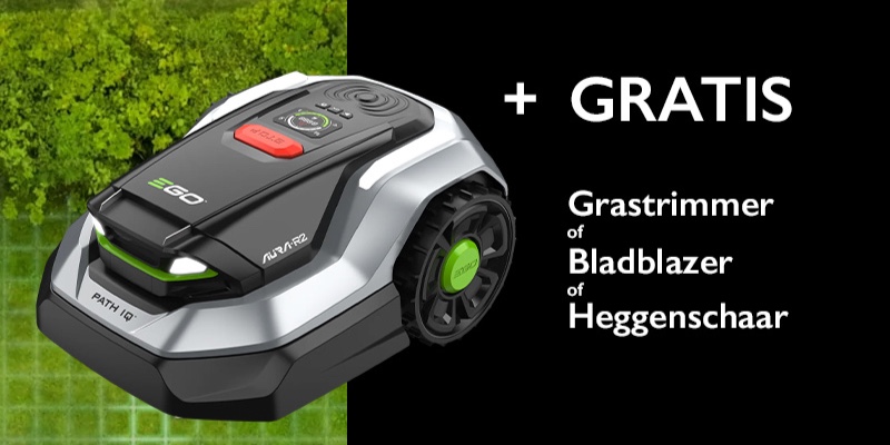 Gratis gereedschap bij EGO Aura R2 Robotmaaier